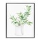 Stupell Industries Toilet Paper Plant Vase Framed Giclee, design by Rachel Nieman